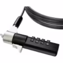 Thumbnail 2 de Cable de Seguridad KlipX KSD-360 Slot Estandar T-bar Tipo K Long 2 mts CON CLAVE