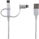 Thumbnail 0 de DLC2608SR/97 CABLE 3 EN 1 IPH/AND/USBC SILVER