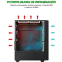 Thumbnail 3 de Gabinete Gamemax Storm Black mATX, Vidrio Lateral 2*USB2.0 1*USB2.0 1*FAN, Negro