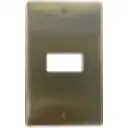 Thumbnail 1 de BTICINO Placa 1 Puesto Modulo Aluminio c/Tornillos