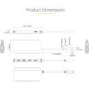 Thumbnail 5 de Docking Station StarTech USB-C a HDMI 4K60Hz, 3*USB-A USB-C LAN Gris