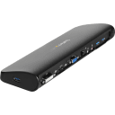 Thumbnail 2 de Docking Station Dual Video HDMI VGA DVI RJ-45 USB 3.0 Cableado Color Negro
