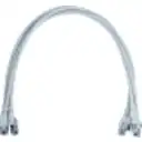 Thumbnail 0 de Pack de 4 unid. Cable de Red U/FTP Cat 6A Blanco LSZH Patch Multif. Long. 50 cms