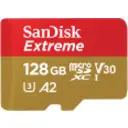 Thumbnail 1 de Memoria MicroSDXC 128GB SanDisk Extreme A2 C10 V30 UHS-I U3 190MBs 90MBs + Adap