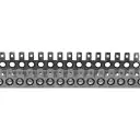 Thumbnail 0 de 150-Pares Rack-3U 22mm 15-KRONE Soporte Metalico 15-Regleta