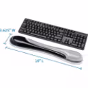 Thumbnail 1 de Reposamunecas Kensington Duo Gel Keyboard Wrist Rest Gris/Negro