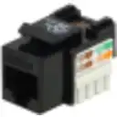 Thumbnail 0 de LINKMADE Negr Cat5E U/UTP Punchable Keystone Conector Hembra RJ45