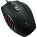 Thumbnail 1 de Mouse Gamer Alámbrico Logitech G600 MMO 8200dpi 20 Btns RGB Cable USB 2mts Negro