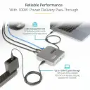 Thumbnail 2 de Docking Station StarTech USB-C a 2*HDMI 4K 60Hz, LAN SD/MMC USB-A 2*USB-C