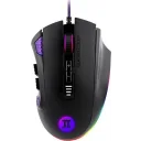 Thumbnail 0 de Mouse Gamer Alámbrico Primus PMO-302, RGB Óptico 32000Pdpi 12 Botones Negro
