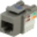 Thumbnail 2 de Conector RJ-45 Hembra Punchable Keystone  Gris Cat5E U/UTP - Linkmade