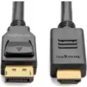 Thumbnail 16 de Cable DisplayPort a HDMI FHD 1920*1200 Longitud 1,8 metros Negro Kensington