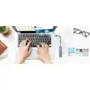 Thumbnail 8 de GENIUS HUB 5 in 1 PLUG TYPE-C to JACK HDMI, PD, USB 3.0-UH-500-GR