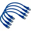 Thumbnail 0 de Cable Patch Inyectado Multifilar Plug RJ-45 Cat 6 Chaqueta LSZH 30 cm*4 unidades