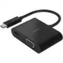 Thumbnail 8 de Belkin USB-C to VGA + Charge Adapter - Conversor de interfaz de vídeo - USB-C (M) a HD-15 (VGA), USB-C (solo alimentación) (H) - negro - compatibilidad con 1080p, USB Power Delivery (60W)