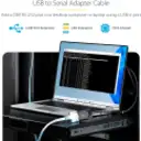 Thumbnail 1 de Cable Adaptador USB a Serie RS232 de 1m