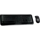 Thumbnail 1 de Kit Teclado Mouse Inalámbrico Microsoft Desktop 850 Óptico 1000DPI 3 Btns Negro