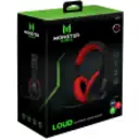 Thumbnail 2 de 550RD HEADSET GAMER MONSTER LOUD RED