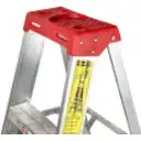 Thumbnail 1 de 0,9mt 90kg Taburete Tijera Aluminio 3-Peldano Escalera 0.91mt Escala