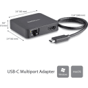 Thumbnail 5 de Docking Station StarTech USB-C a HDMI USB-A3.0/USB-C3.0 LAN, 4K 10/100/1000MBs