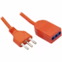 Thumbnail 2 de Alargador Extensión Eléctrico Philco XT50, Cable 10 mts Color Naranjo