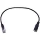 Thumbnail 0 de RJ9-Macho a 3,5mm-Hembra Cable 21cm para Auricular en Telefono IP 3.5