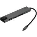 Thumbnail 2 de HUB USB-C a Puertos 2*USB-C HDMI USB-A SD/mSD RJ-45 10/100 Aluminio 