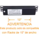 Thumbnail 1 de PDU 10A Enchufes 6-Hembra-C13 1-Macho-C14 Rack-10-pulgadas sin-cable