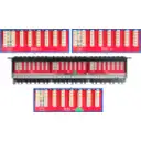Thumbnail 1 de LINKMADE 0,5U 24-RJ45 CAT6A F/UTP S/FTP PATCHPANEL BLINDADO