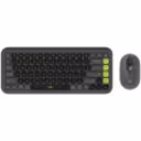 Thumbnail 0 de Kit Teclado y Mouse Logitech Pop Icon Conectividad Inalámbrica BT Grafito/Verde