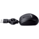 Thumbnail 7 de Mini Mouse Alámbrico Genius Traveler V2 Óptico 1000dpi 3 Btns Retractil USB Negr