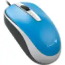 Thumbnail 1 de GENIUS MOUSE CABLE USB BLUE- DX-120-BL