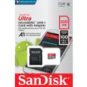 Thumbnail 2 de Memoria MicroSDXC 200GB SanDisk Ultra UHS-I CL10 U1 Lectura 100Mb/s con Adapt.