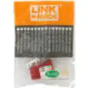 Thumbnail 2 de LINKMADE Rojo Cat5E U/UTP Punchable Keystone Conector Hembra RJ45