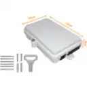 Thumbnail 4 de 6-Manguito 6-CL-Rectangular IP65 Caja Blanco-Invierno Fibra NAP