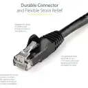 Thumbnail 4 de Cable de Red StarTech Cat6 UTP RJ-45 M/M Snagless Longitud 3mts Color NEGRO