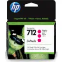 Thumbnail 0 de Pack 3 Cartridge HP 712  Magenta para DesignJet T210 T230 T250 T630 T650 29ml