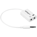Thumbnail 0 de Adaptador de Audio StarTech Mini Jack 4 pin Macho a 2x 3 pin Hembra Jack/Mic