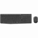 Thumbnail 1 de Kit Teclado Mouse Inalámbrico Logitech MK235, (KB Esp) óptico 1000dpi USB Negro