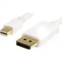 Thumbnail 0 de Cable Mini DP a DP v1.2 M/M 4K 3840x2160 60Hz 32AWG 2mts Color Blanco - StarTech
