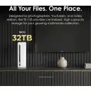 Thumbnail 7 de NAS QNAP TS-133-US, de escritorio, Procesador ARM Cortex A55, 1 Bahía