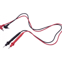 Thumbnail 1 de Repuesto Par Cables 57cm Punta16mm p/instrumento Multitester Universal