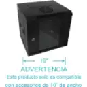 Thumbnail 0 de LINKMADE RACK 6U 10-PULG-ANCHO 30CM-FONDO NEGRO