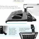 Thumbnail 1 de Under-Desk Keyboard Tray Adjustable