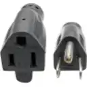 Thumbnail 1 de Tripp Lite 25ft Power Cord Extension Cable Heavy Duty 14AWG 5-15P 5-15R 15A 25' - Cable alargador de alimentación - NEMA 5-15 (H) a NEMA 5-15P (M) - CA 120 V - 15 A - 7.6 m - negro
