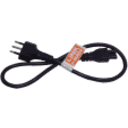 Thumbnail 0 de Cable de Poder Trebol C5 Hembra a Chile Macho 6A 60cm 3X0 75mm2 Negro Linkmade