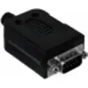 Thumbnail 0 de Conector Volante-Tapa DB9-Macho DE-09/H Atornillable Terminal-Regleta