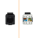Thumbnail 2 de FURUKAWA Negro Cat5e UTP Multilan Punch Keystone Hembra RJ45 35060503