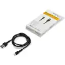 Thumbnail 4 de Cable Lightning a USB Tipo-A Cárga rapida 1mt Cert MFi Negro p//iPhone iPad iPod