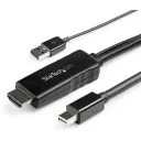Thumbnail 0 de Cable Conversor HDMI a DisplayPort M/M 4K 30Hz Alim por USB Act 1.8m - StarTech